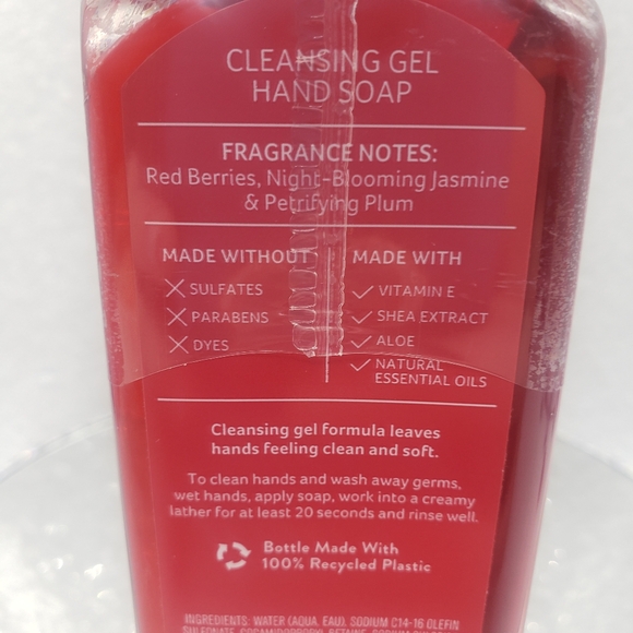 Bath and Body Works Vampire Blood Cleansing Gel Hand Soap 8oz Pump - Picture 3 of 4